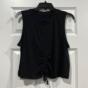 Black Lululemon Cropped Tank